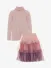 Patachou Meisjes Set Tulle Rok Roze