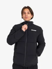 Sixth June Heren Winterjas Maxi Pockets Zwart