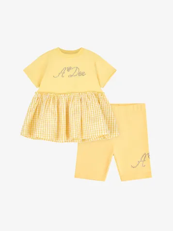 Meisjes Set Bikershort Diana Sweet Lemon