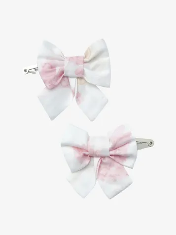 Meisjes Haarclips Bow Afia Bright White