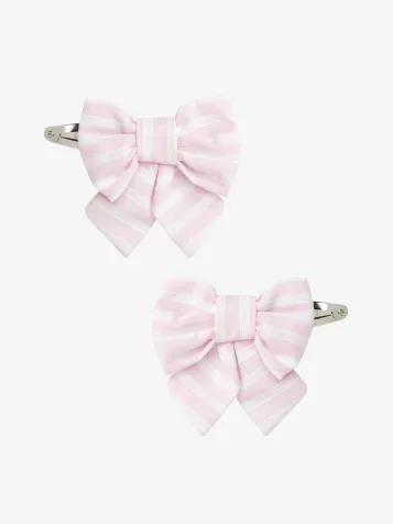 Meisjes Haarclips Bow Afia Pink Blossom