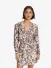 Alix The Label Dames Jurk Jaguar Fake Wrap Animal