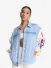 Alix The Label Dames Spijkerjas Mixed Sleeves Denim Blue