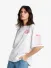 Alix The Label Dames T-shirt Heavy Washed Jersey Wit