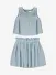 Abel & Lula Meisjes Set Rok Pleated Sky Blue