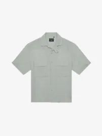 Antony Morato Heren Blouse Nairobi Relaxed Crinckle Groen