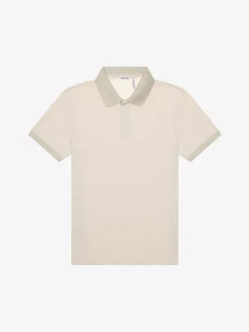 Heren Polo Regular Beige