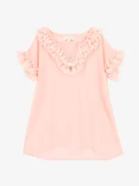 Angels Face Meisjes Kaftan Irena Sparkle Pale Pink