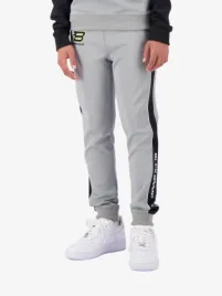 Black Bananas Kids Jongens Joggingbroek Race Trackpants Grey