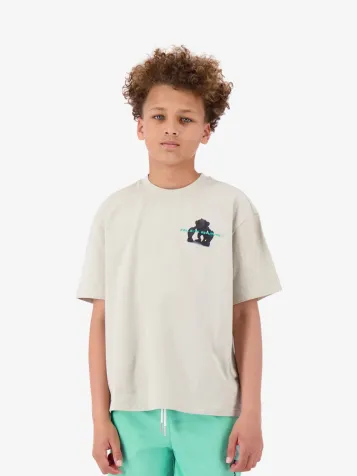 Jongens T-shirt 3d Convoy Grey