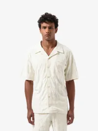 Balr Heren Blouse Terry Towelling Box Light Beige