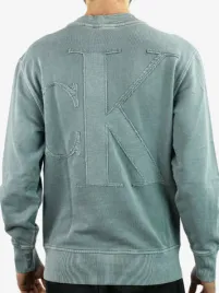 Calvin Klein Heren Sweater Bold Washed Applique Trooper