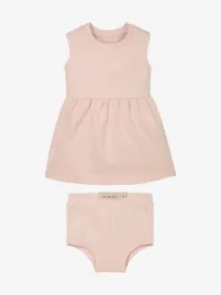 Calvin Klein Meisjes Jurk Punto Silver Peony