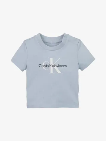 Jongens Shirt Monogram Niagara Mist
