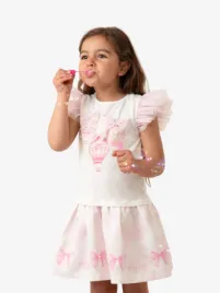 Caramelo Meisjes Jurk Fly Away Pink	