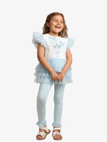 Meisjes Set Legging Fly Away Sky