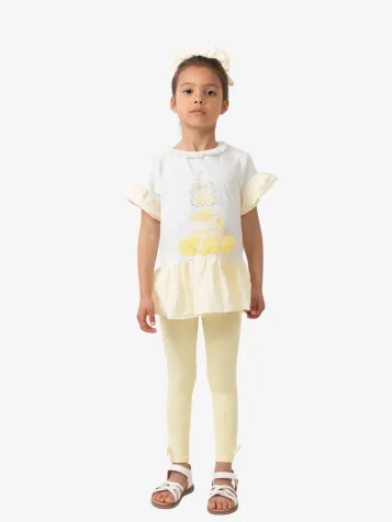 Meisjes Set Legging English Summer Lemon