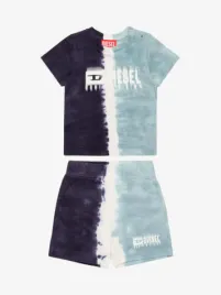 Diesel Junior Jongens Set Tkiteb Dark Blue White Bright Blue