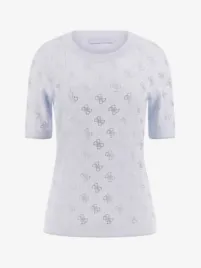 Guess Dames T-shirt Rosie 4g Sky High