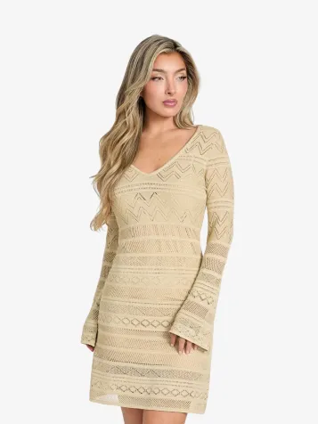 Dames Jurk Nellie Gold Lurex