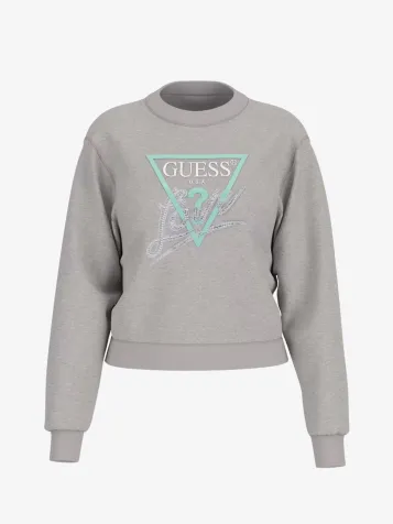 Dames Sweater Love Triangle Light Grey Melange
