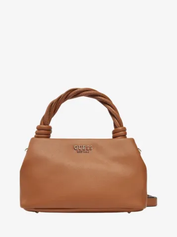 Guess Dames Schoudertas Tiera Flap Cognac