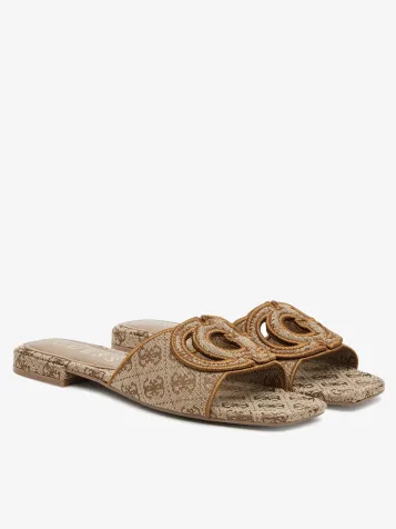 Dames Slippers Tarishae Beige Brown