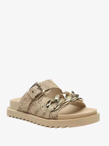 Dames Slippers Fatema2 Beige Brown