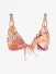 Guess Dames Bikinitop Triangle Removable Pads Coral Pink Aop