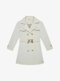 Guess Kids Meisje- Tiener Trenchcoat Muted Stone