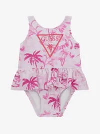 Guess Kids Meisjes Badpak Palms On Pink