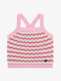Guess Kids Meisjes Top Green Pink White