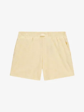 Meisjes Short Peony Jacquard Yellow