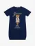 Guess Kids Meisjes Jurk French Terry Secret Blue