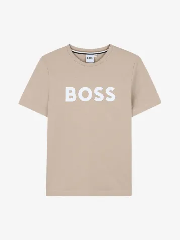 T-shirt Korte Mouwen Beige