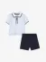 Boss Kids Jongens Set Polo Short Licht Blauw