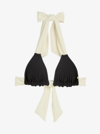 Joshv Dames Bikinitop Violina Black Creme White
