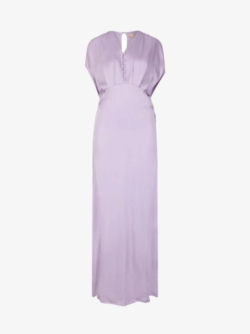 Dames Jurk Satin Corrin Lilac
