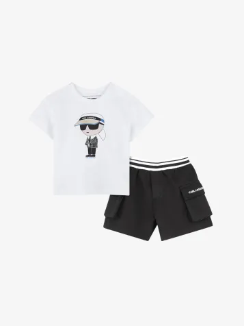 Jongens Set Wit Zwart