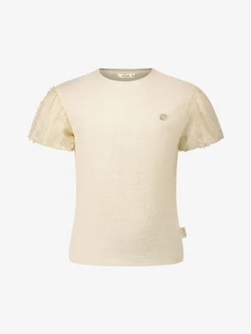 Meisjes T-shirt Narah Dots Ruffles Dreamy Creamy