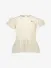 Le Chic Meisjes T-shirt Neline Summer Crochet Peplum Dreamy Creamy