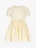 Le Chic Meisjes Jurk Smory Crochet Voile Dreamy Creamy