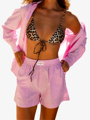 Dames Short Poppy Pink