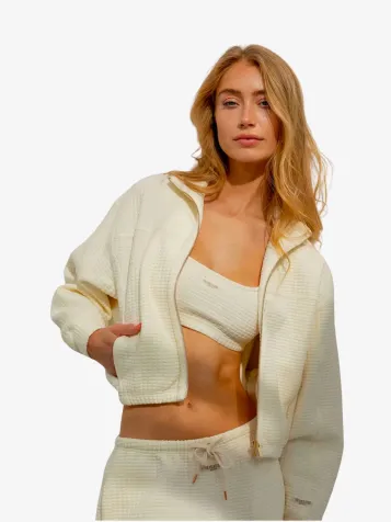 Dames Vest Lena Creme