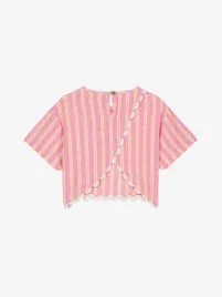 Louise Misha Meisjes Top Kalistee Pink Gelato Stripes