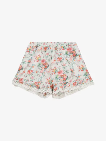 Meisjes Short Vallaloid Cream Rosa Festa