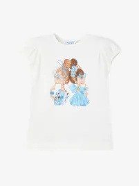 Mayoral Meisjes T-shirt Doll Natural