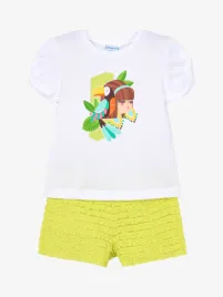 Mayoral Meisjes Set Short Citrus