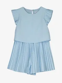 Mayoral Meisjes Playsuit Pleated Sky