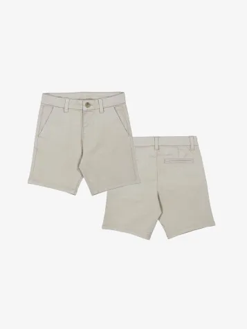 Jongens Short Twill Chino Bone